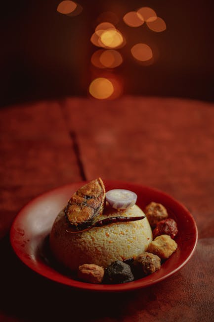 Food Aesthetics - Indulge in a classic Bengali dish featuring rice #10294656