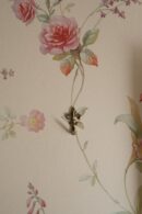 Flowers & Plants - A delicate floral wallpaper with a decorative ke #10388443